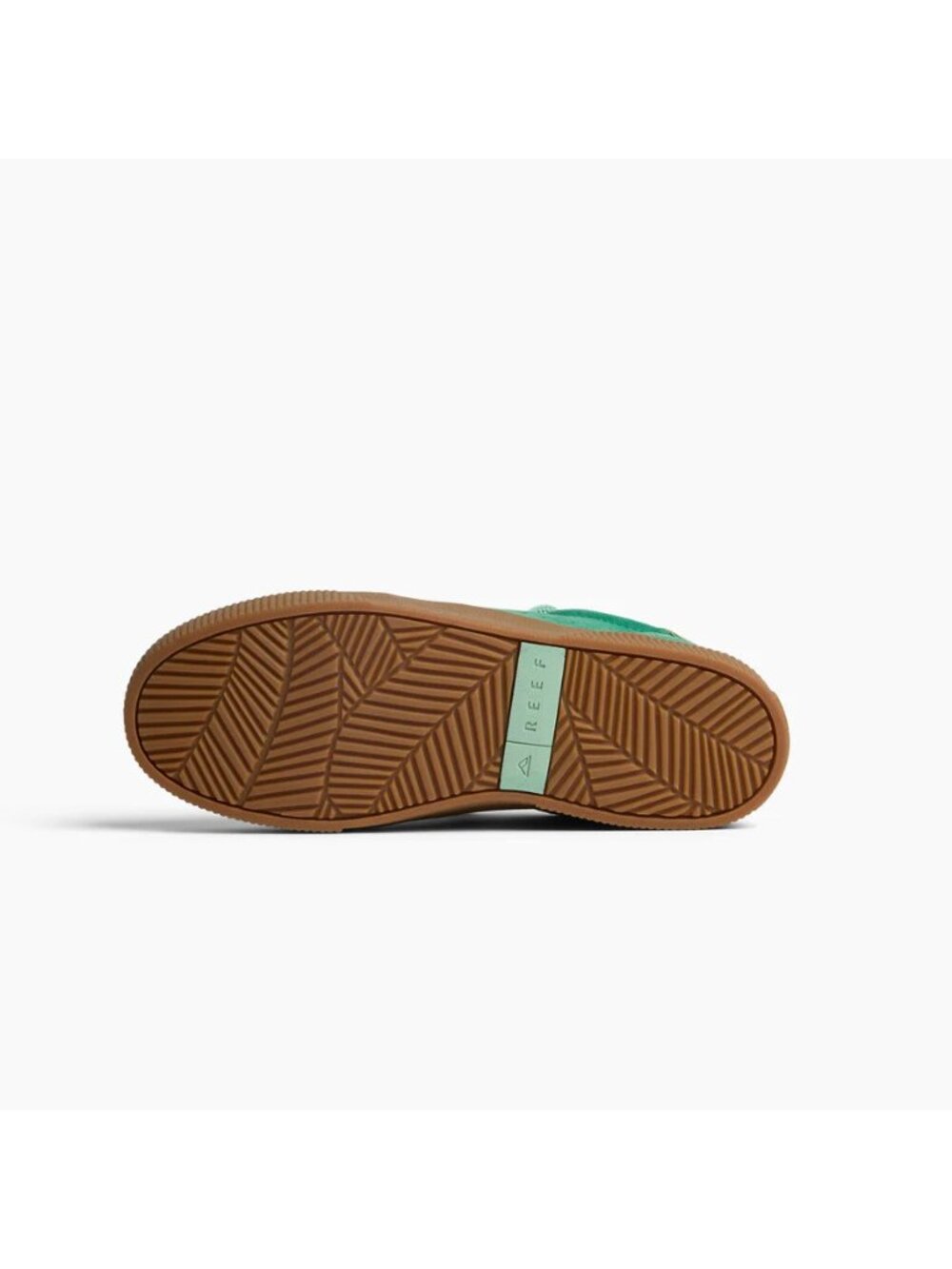 REEF Lay Day Seas Women's Leather Sneakers Green Duo CJ7205 NWT - Picture 7 of 7